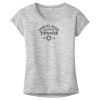 OCSO Multi-Colors Sublimatable Ladies PosiCharge Electric Heather Sporty Tee Thumbnail