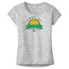 OCSO Multi-Colors Sublimatable Ladies PosiCharge Electric Heather Sporty Tee Thumbnail