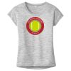 OCSO Multi-Colors Sublimatable Ladies PosiCharge Electric Heather Sporty Tee Thumbnail