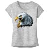 OCSO Multi-Colors Sublimatable Ladies PosiCharge Electric Heather Sporty Tee Thumbnail