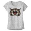 OCSO Multi-Colors Sublimatable Ladies PosiCharge Electric Heather Sporty Tee Thumbnail