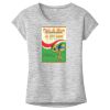 OCSO Multi-Colors Sublimatable Ladies PosiCharge Electric Heather Sporty Tee Thumbnail
