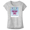 OCSO Multi-Colors Sublimatable Ladies PosiCharge Electric Heather Sporty Tee Thumbnail