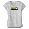 OCSO Multi-Colors Sublimatable Ladies PosiCharge Electric Heather Sporty Tee Thumbnail