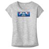OCSO Multi-Colors Sublimatable Ladies PosiCharge Electric Heather Sporty Tee Thumbnail