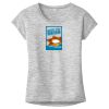 OCSO Multi-Colors Sublimatable Ladies PosiCharge Electric Heather Sporty Tee Thumbnail