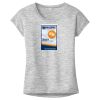 OCSO Multi-Colors Sublimatable Ladies PosiCharge Electric Heather Sporty Tee Thumbnail