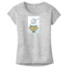 OCSO Multi-Colors Sublimatable Ladies PosiCharge Electric Heather Sporty Tee Thumbnail