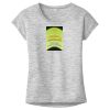 OCSO Multi-Colors Sublimatable Ladies PosiCharge Electric Heather Sporty Tee Thumbnail