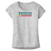 OCSO Multi-Colors Sublimatable Ladies PosiCharge Electric Heather Sporty Tee Thumbnail