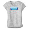 OCSO Multi-Colors Sublimatable Ladies PosiCharge Electric Heather Sporty Tee Thumbnail