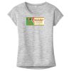 OCSO Multi-Colors Sublimatable Ladies PosiCharge Electric Heather Sporty Tee Thumbnail