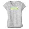 OCSO Multi-Colors Sublimatable Ladies PosiCharge Electric Heather Sporty Tee Thumbnail