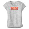 OCSO Multi-Colors Sublimatable Ladies PosiCharge Electric Heather Sporty Tee Thumbnail