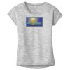 OCSO Multi-Colors Sublimatable Ladies PosiCharge Electric Heather Sporty Tee Thumbnail
