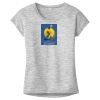 OCSO Multi-Colors Sublimatable Ladies PosiCharge Electric Heather Sporty Tee Thumbnail
