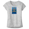 OCSO Multi-Colors Sublimatable Ladies PosiCharge Electric Heather Sporty Tee Thumbnail