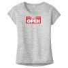 OCSO Multi-Colors Sublimatable Ladies PosiCharge Electric Heather Sporty Tee Thumbnail