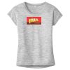 OCSO Multi-Colors Sublimatable Ladies PosiCharge Electric Heather Sporty Tee Thumbnail