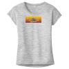 OCSO Multi-Colors Sublimatable Ladies PosiCharge Electric Heather Sporty Tee Thumbnail