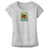 OCSO Multi-Colors Sublimatable Ladies PosiCharge Electric Heather Sporty Tee Thumbnail