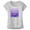 OCSO Multi-Colors Sublimatable Ladies PosiCharge Electric Heather Sporty Tee Thumbnail