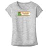 OCSO Multi-Colors Sublimatable Ladies PosiCharge Electric Heather Sporty Tee Thumbnail