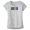 OCSO Multi-Colors Sublimatable Ladies PosiCharge Electric Heather Sporty Tee Thumbnail