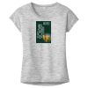 OCSO Multi-Colors Sublimatable Ladies PosiCharge Electric Heather Sporty Tee Thumbnail