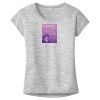OCSO Multi-Colors Sublimatable Ladies PosiCharge Electric Heather Sporty Tee Thumbnail