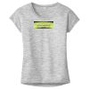 OCSO Multi-Colors Sublimatable Ladies PosiCharge Electric Heather Sporty Tee Thumbnail