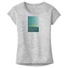 OCSO Multi-Colors Sublimatable Ladies PosiCharge Electric Heather Sporty Tee Thumbnail