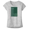 OCSO Multi-Colors Sublimatable Ladies PosiCharge Electric Heather Sporty Tee Thumbnail