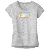 OCSO Multi-Colors Sublimatable Ladies PosiCharge Electric Heather Sporty Tee Thumbnail