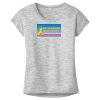OCSO Multi-Colors Sublimatable Ladies PosiCharge Electric Heather Sporty Tee Thumbnail