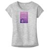 OCSO Multi-Colors Sublimatable Ladies PosiCharge Electric Heather Sporty Tee Thumbnail