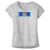 OCSO Multi-Colors Sublimatable Ladies PosiCharge Electric Heather Sporty Tee Thumbnail