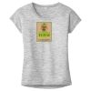 OCSO Multi-Colors Sublimatable Ladies PosiCharge Electric Heather Sporty Tee Thumbnail