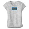 OCSO Multi-Colors Sublimatable Ladies PosiCharge Electric Heather Sporty Tee Thumbnail