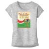 OCSO Multi-Colors Sublimatable Ladies PosiCharge Electric Heather Sporty Tee Thumbnail