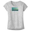 OCSO Multi-Colors Sublimatable Ladies PosiCharge Electric Heather Sporty Tee Thumbnail