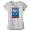 OCSO Multi-Colors Sublimatable Ladies PosiCharge Electric Heather Sporty Tee Thumbnail