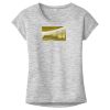 OCSO Multi-Colors Sublimatable Ladies PosiCharge Electric Heather Sporty Tee Thumbnail