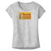 OCSO Multi-Colors Sublimatable Ladies PosiCharge Electric Heather Sporty Tee Thumbnail