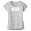 OCSO Multi-Colors Sublimatable Ladies PosiCharge Electric Heather Sporty Tee Thumbnail