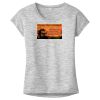 OCSO Multi-Colors Sublimatable Ladies PosiCharge Electric Heather Sporty Tee Thumbnail