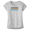 OCSO Multi-Colors Sublimatable Ladies PosiCharge Electric Heather Sporty Tee Thumbnail