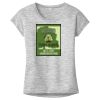OCSO Multi-Colors Sublimatable Ladies PosiCharge Electric Heather Sporty Tee Thumbnail