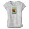 OCSO Multi-Colors Sublimatable Ladies PosiCharge Electric Heather Sporty Tee Thumbnail
