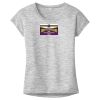 OCSO Multi-Colors Sublimatable Ladies PosiCharge Electric Heather Sporty Tee Thumbnail
